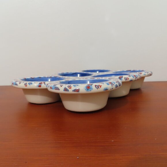 Anthropologie Nathalie Lete Collaboration Muffin 6 Cups Stoneware - Picture 8 of 9